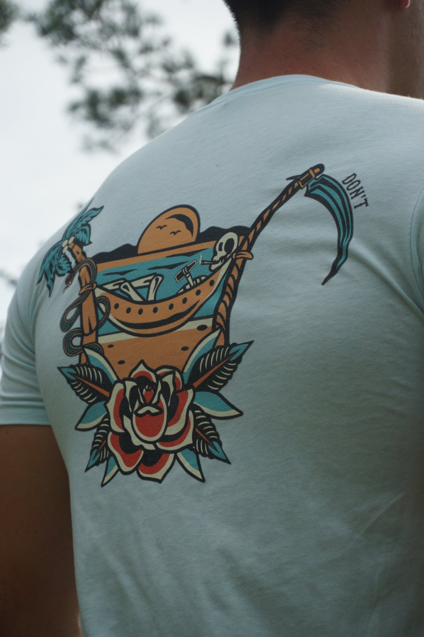 Tropical Beach Heavyweight Tee