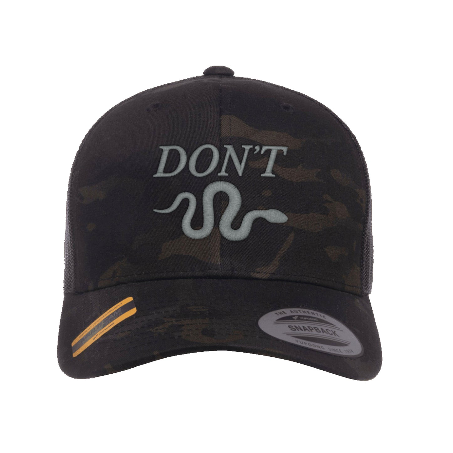 DON'T Snake Embroidered Snap-Back