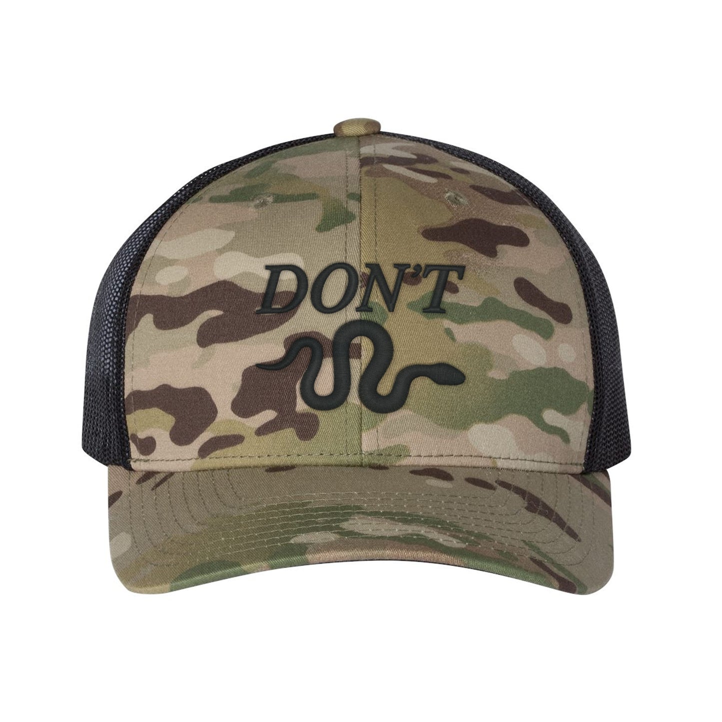 DON'T Snake Embroidered Snap-Back