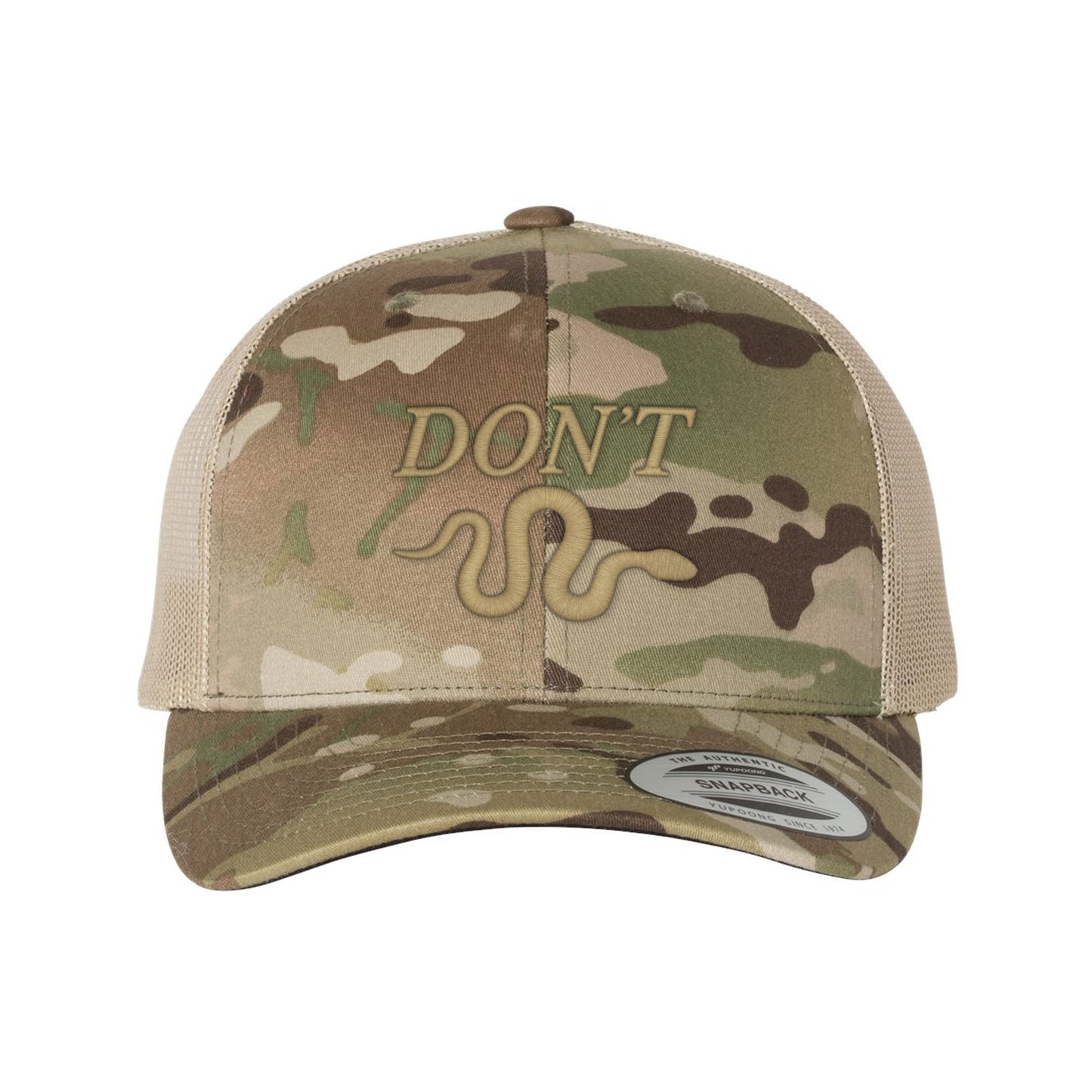 DON'T Snake Embroidered Snap-Back