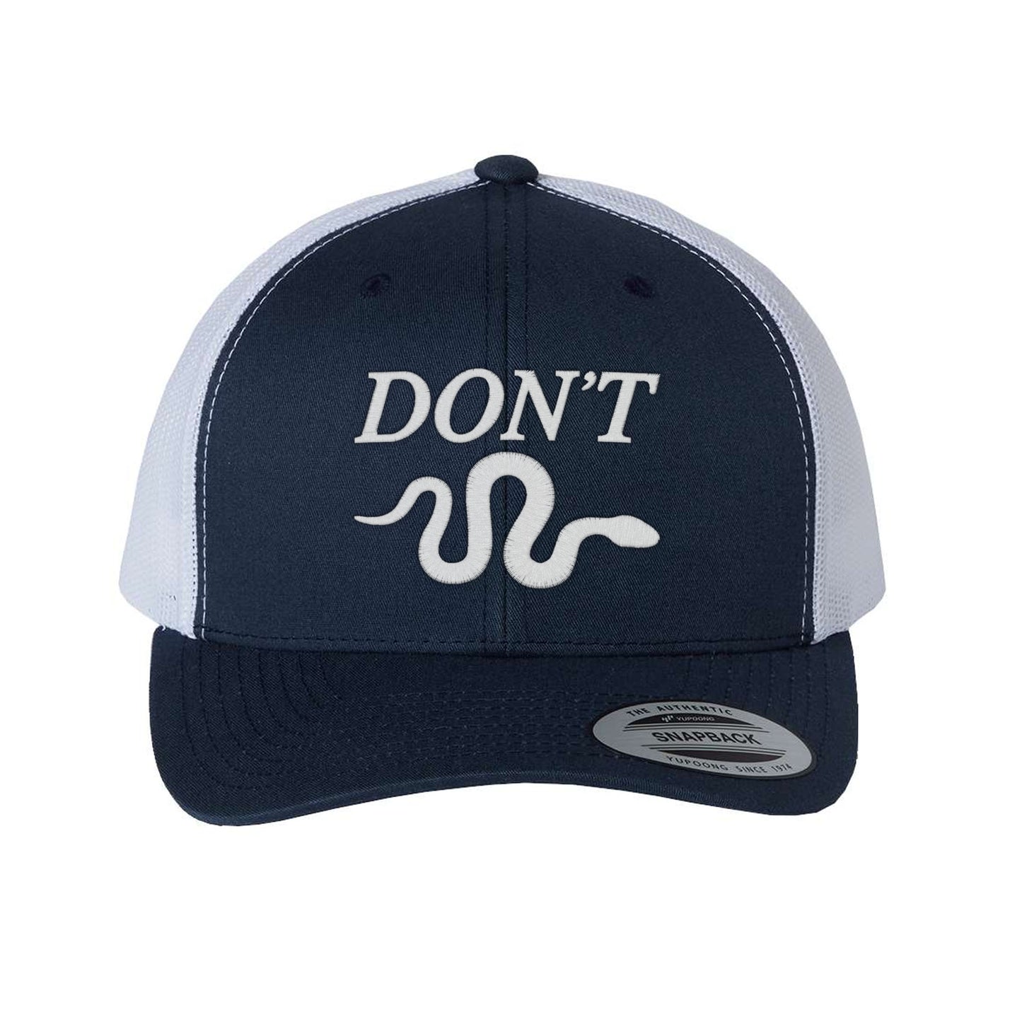 DON'T Snake Embroidered Snap-Back