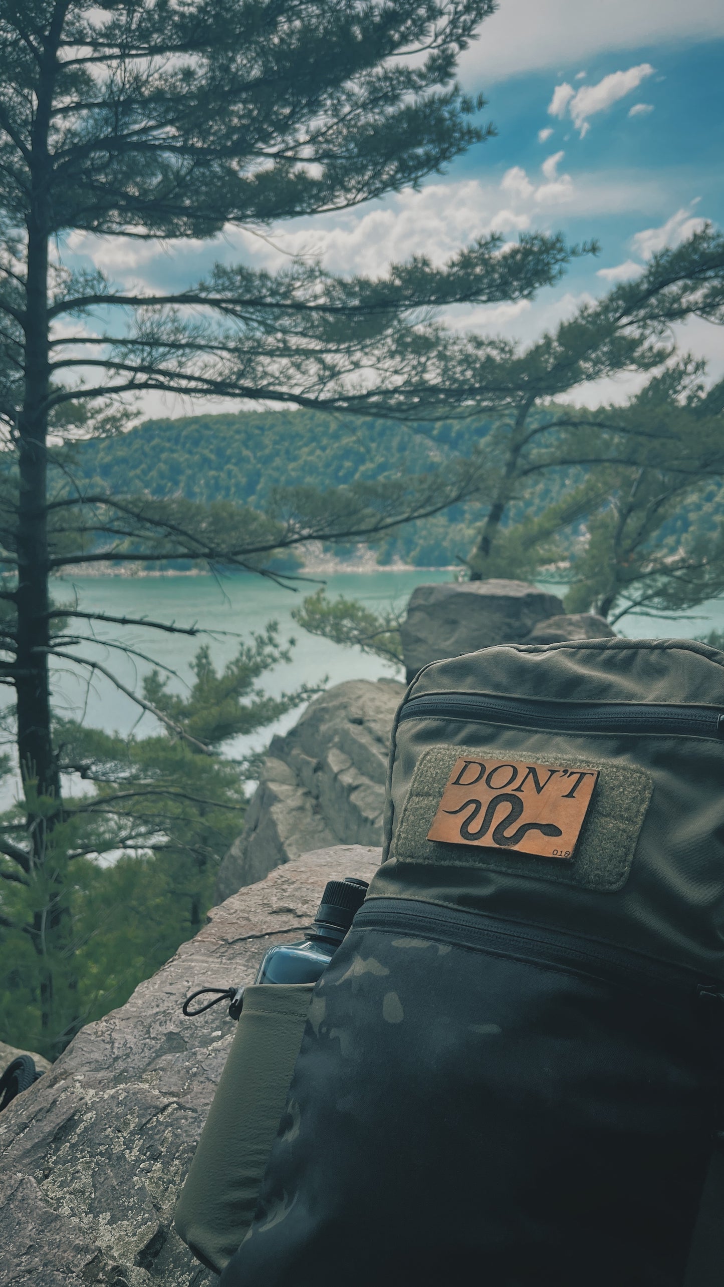 *Limited Run* "DON'T" Leather Patch (Velcro)