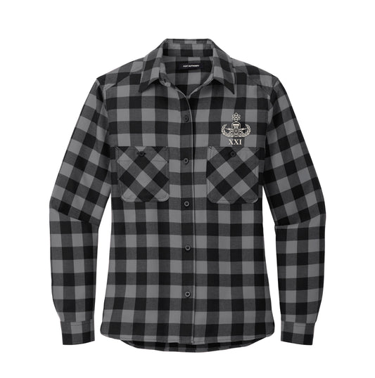 21st EOD Embroidered Women's Flannel
